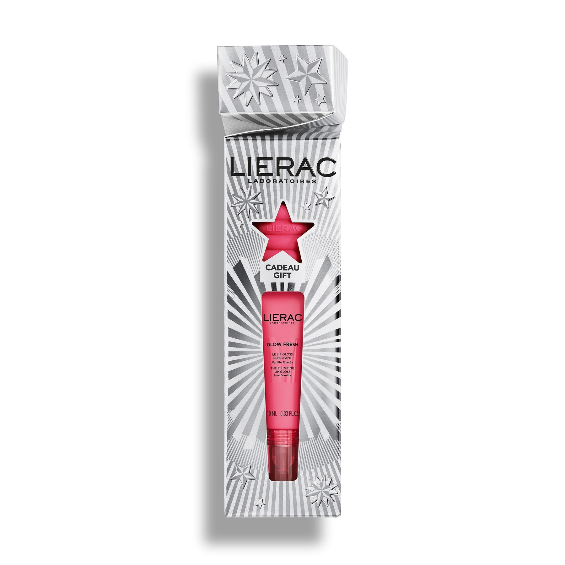 Glow Fresh Christmas lip gloss plumping + charm keychain